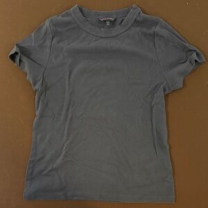 Banana Republic Women’s Classic Crewneck Tee - charcoal grey